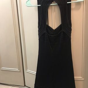 Sexy Black Sleeveless Tight Mini Dress